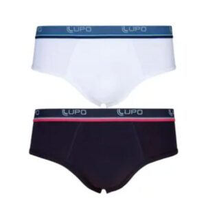 Cueca Lupo 524 C 2 Branca/Preta