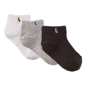 Meia Lupo 2725 Branco/Cinza/Preto