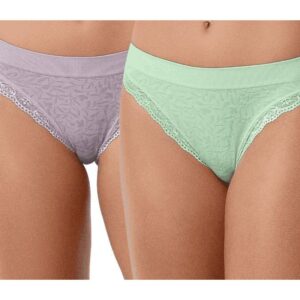 Kit C 2 Tanga Zee Rucci Zr0203034 Mousse De Limao/Lilas Matte