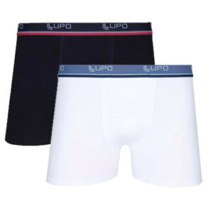 Boxer Lupo 523 C 2 Branco/Preto