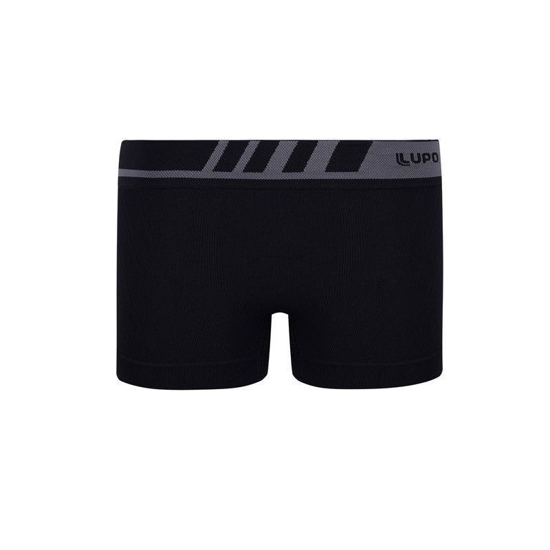 Cueca Boxer Lupo Ref 104 Preto