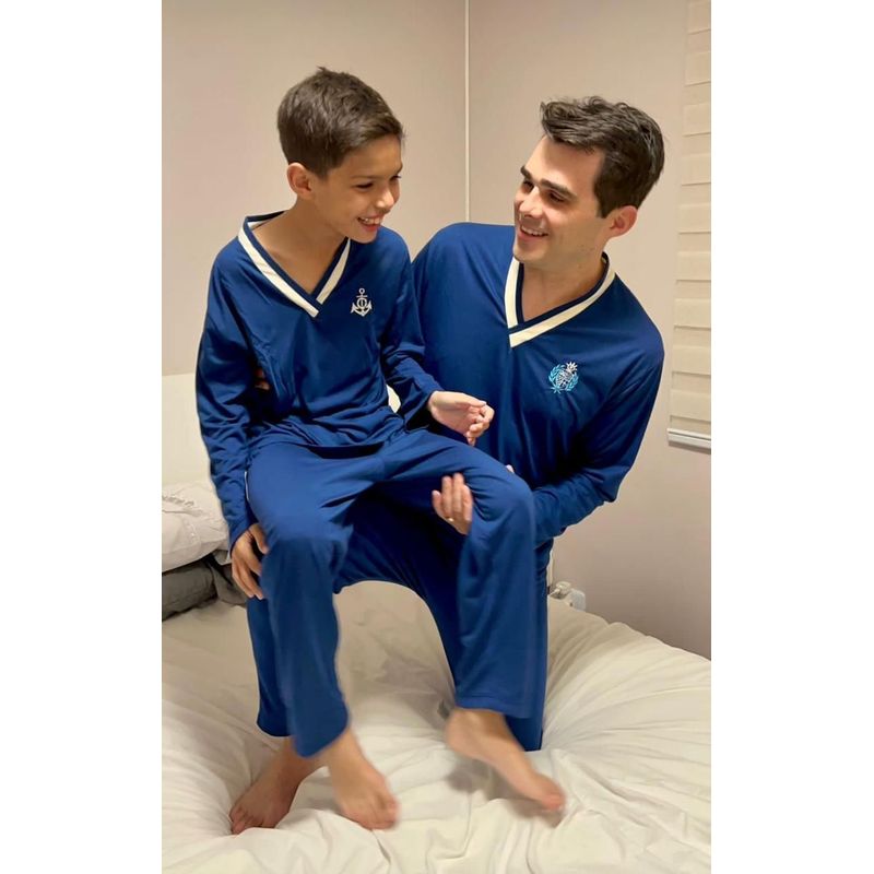 Nivalda Pijama Masculino Longo Ref 046